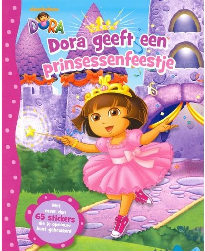 Memphis Belle stickerboek Dora geeft een prinsessenfeestje