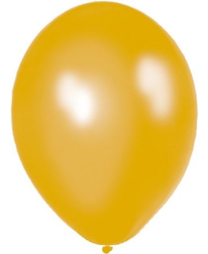 Anagram ballonnen 12 cm goud 100 stuks