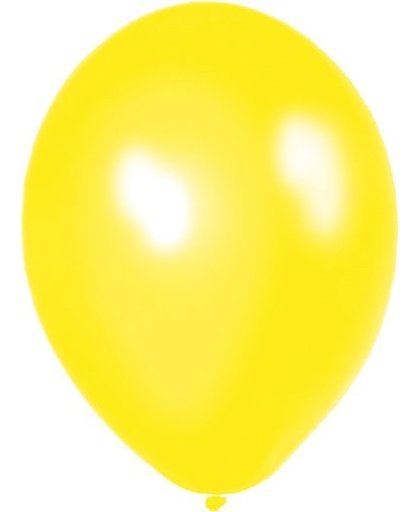 Anagram ballonnen 27,5 cm geel 50 stuks