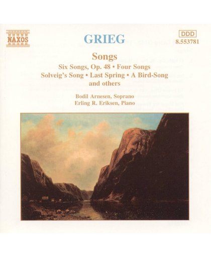Grieg: Songs / Bodil Arnesen, Erling Ragner Eriksen