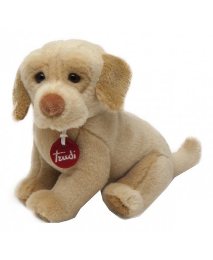 Trudi Knuffel hond Labrador 25 cm beige/bruin