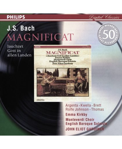 Philips 50 - Bach: Magnificat etc / Gardiner, Argenta, Kwella et al
