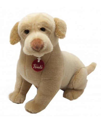 Trudi Knuffel hond Labrador 35 cm beige/bruin