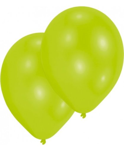 Amscan ballonnen lime 10 stuks 28 cm