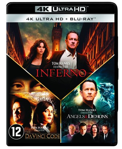 Inferno - Angels & Demons - The Da Vinci Code (4K UHD Blu-ray)