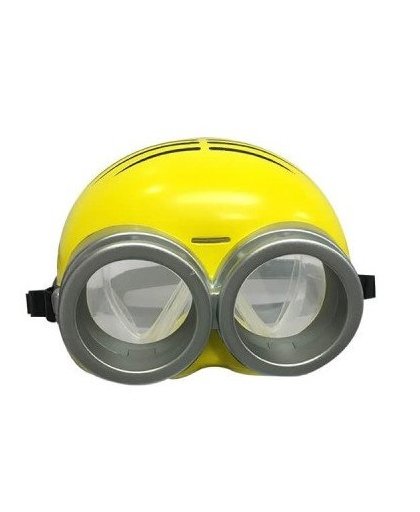 Minions zwemmasker junior geel 13 x 10 cm