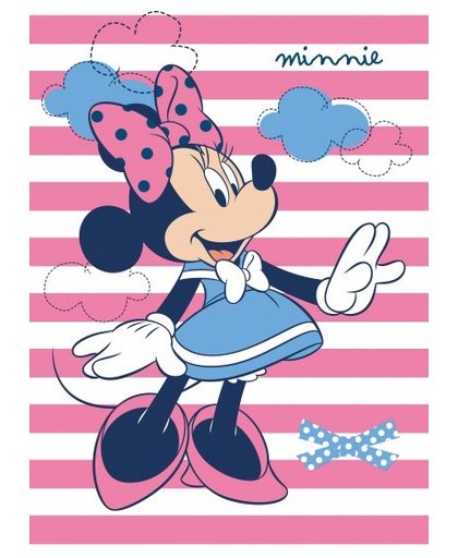 Disney deken Minnie Mouse 140 x 100 cm roze