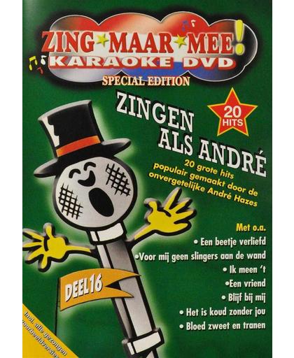 Zing Maar Mee Karaoke Dvd 16 (Hazes)