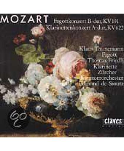 Mozart: Concertos for Bassoon, Clarinet / Stoutz, Thunemann