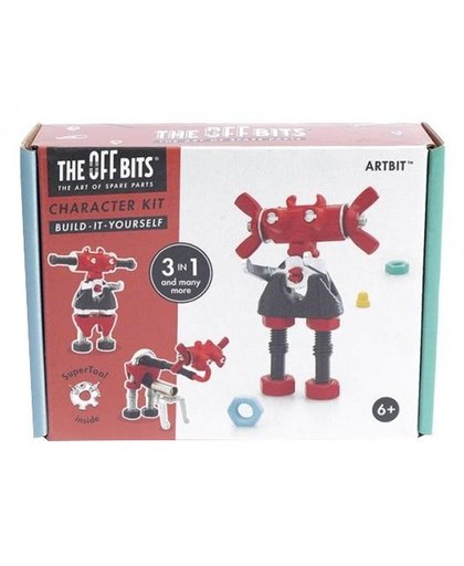 The Offbits bouwpakket Character kit 3 in 1 kit artbit rood