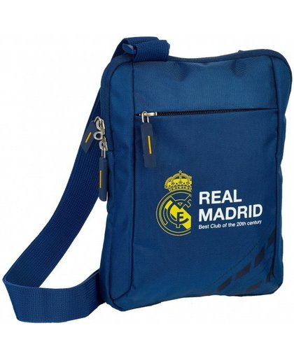 Real Madrid schoudertas blauw luxe 1,5 l