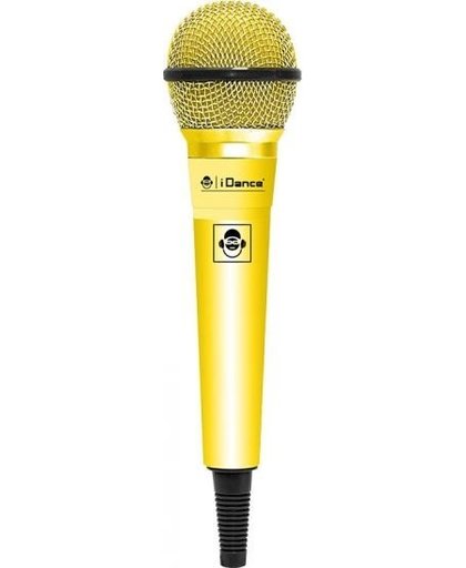 iDance CLM10 Geel Karaoke microphone Bedraad microfoon