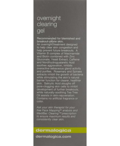 dermalogica - mediBac clearing - Overnight Clearing Gel 50 ml