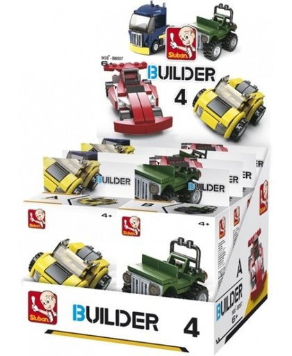 Sluban Builder: display 8 vehicles (M38 B0597)