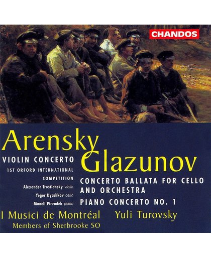 Arensky: Violin Concerto;  Glazunov / Turovsky, et al
