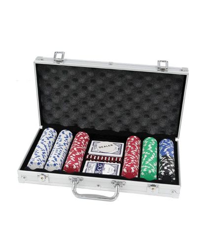 Poker set in aluminium koffer 300 delig