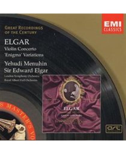 Great Recordings  Elgar: Violin Concerto, etc / Menuhin