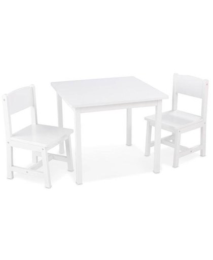 Aspen kindertafel met 2 stoelen wit Kidkraft 21201