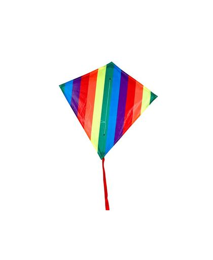 Rhombus Diamond Rainbow vlieger