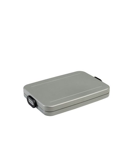 Mepal lunchbox plat zilver