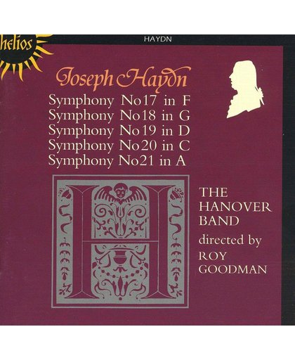 Haydn: Symphonies no 17-21 / Roy Goodman, The Hanover Band