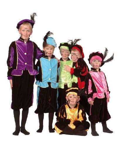 Kinderkostuum Zwarte Piet 7-9 jaar