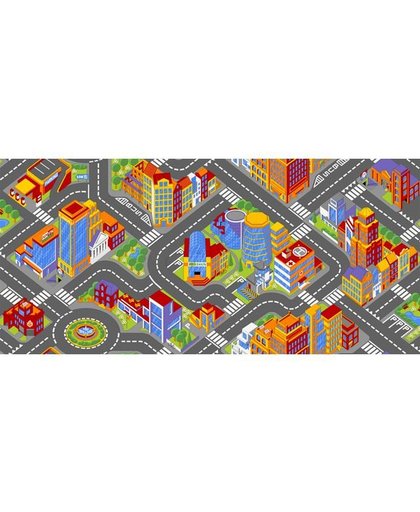 Speelkleed City Stratentapijt 100x165 cm