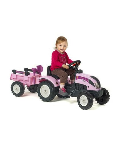 Falk Tractor Prinses pink set 2/5