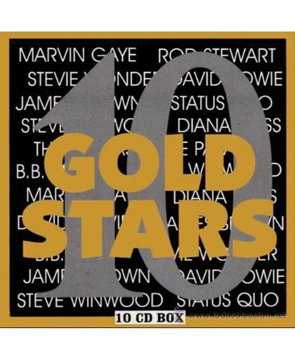 10 Gold Stars - Marvin Gaye / Rod Stewart / David Bowie / Stevie Wonder / James Brown / Steve Winwood / Diana Ross / Status Quo / The Mamas & The Papas / B.B. King