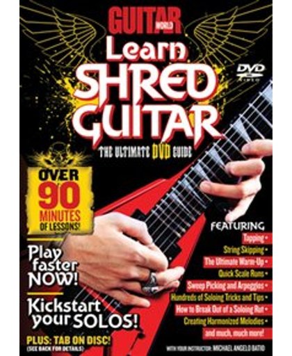Guitar World: Learn Shred Guitar (DVD)