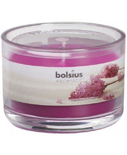 Bolsius geurkaars in Glas met deksel 63/90 Liliac blossom