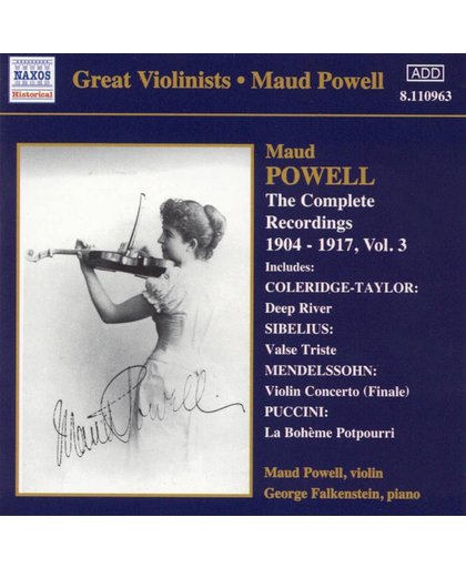 Great Violinists - Maud Powell - The Complete Recordings 1904-1917 Vol 3