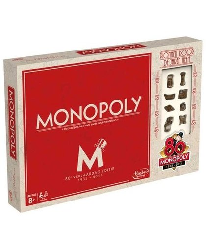 Monopoly 80e Verjaardag Jubileum Editie