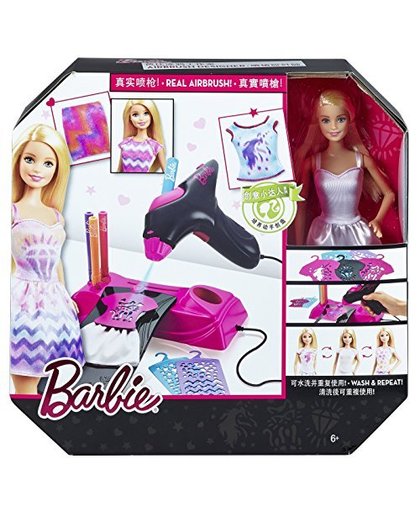 Barbie tienerpop airbrush set