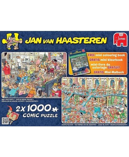 Jan van Haasteren Fijne Feestdagen 1000 stukjes