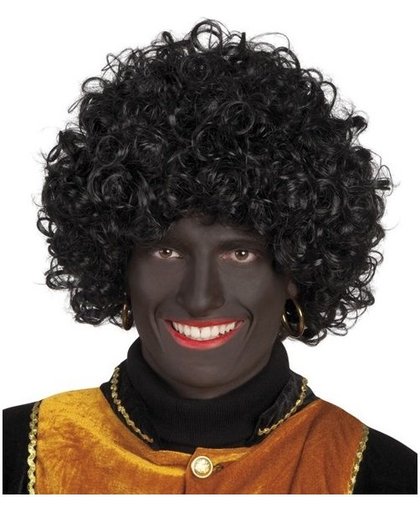 Zwarte Piet Pruik Volwassenen