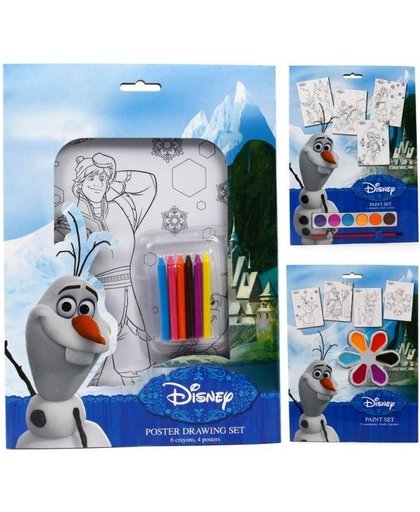 Disney Frozen Poster Kleur en Verfset