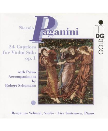 Paganini: 24 Caprices with Piano / Schmid, Smirnova