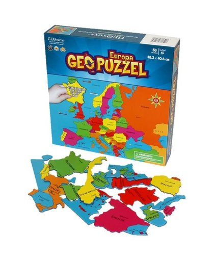 Geo Puzzel Europa 58 st.
