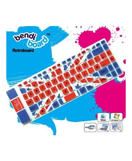Bendi Board Keyboards-Engelse Vlag