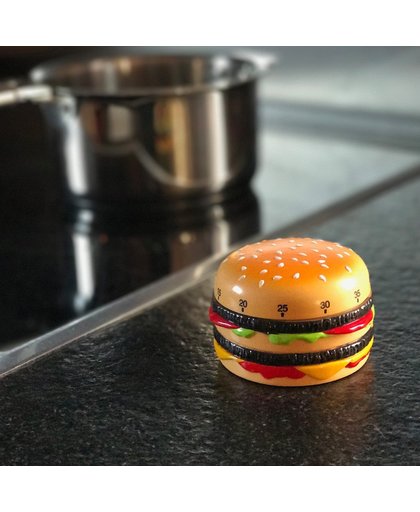 Kookwekker hamburger 8x6cm