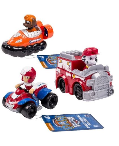 Paw Patrol Rescue Racers 3pk Online Exclusive 5 (Ryder, Zuma, Marshall)