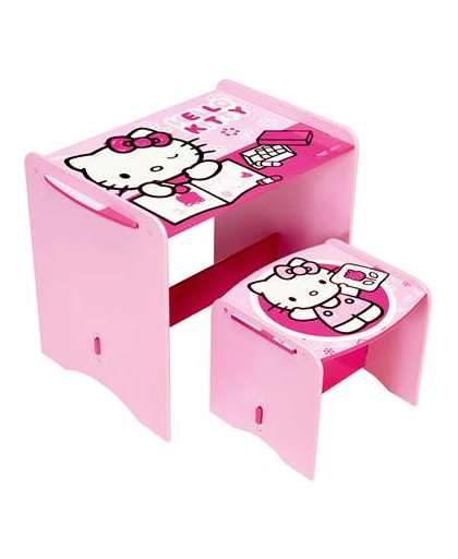 Hello Kitty bureau en stoeltje