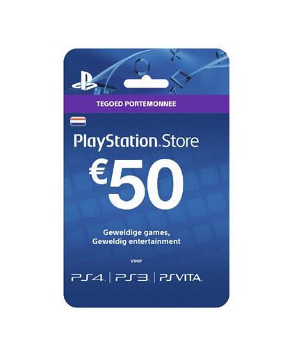 PlayStation Network Card 50,- NL