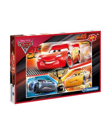 Clementoni maxi puzzel Disney Cars 3 - 100 stukjes