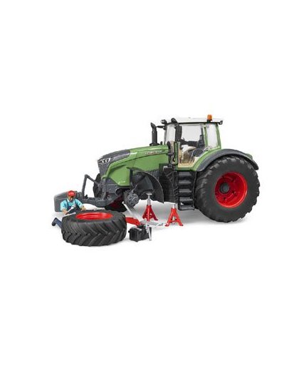 Bruder Fendt 1050 Vario tractor met monteur - werkplaatsuitrusting