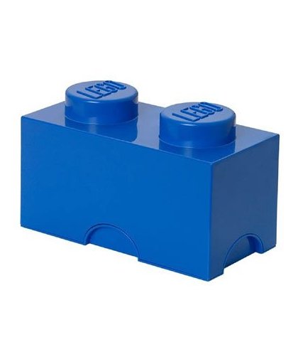LEGO opbergbox brick 2 - blauw