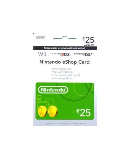 Nintendo eShop Card 25 Euro
