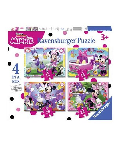 Ravensburger Disney puzzelset Minnie vrolijke helpers 4-in-1