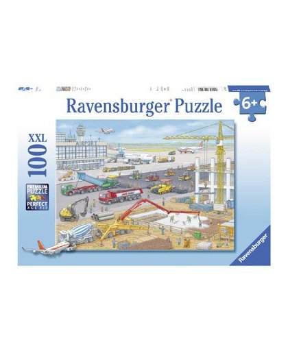 Ravensburger XXL puzzel bouwen op het vliegveld - 100 stukjes